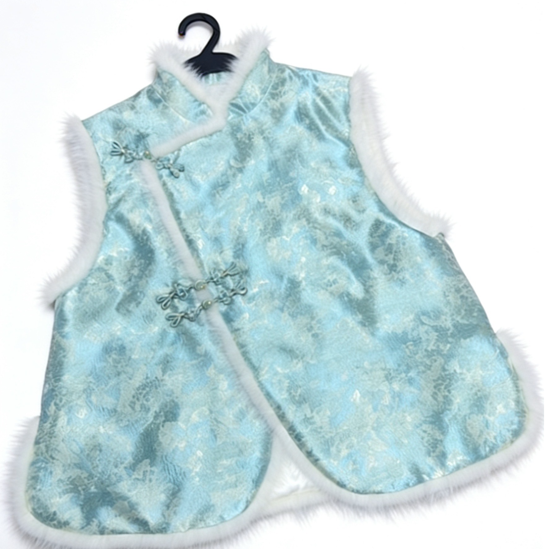 小雅·新中式复古国风减龄显白千金风棉马甲8765