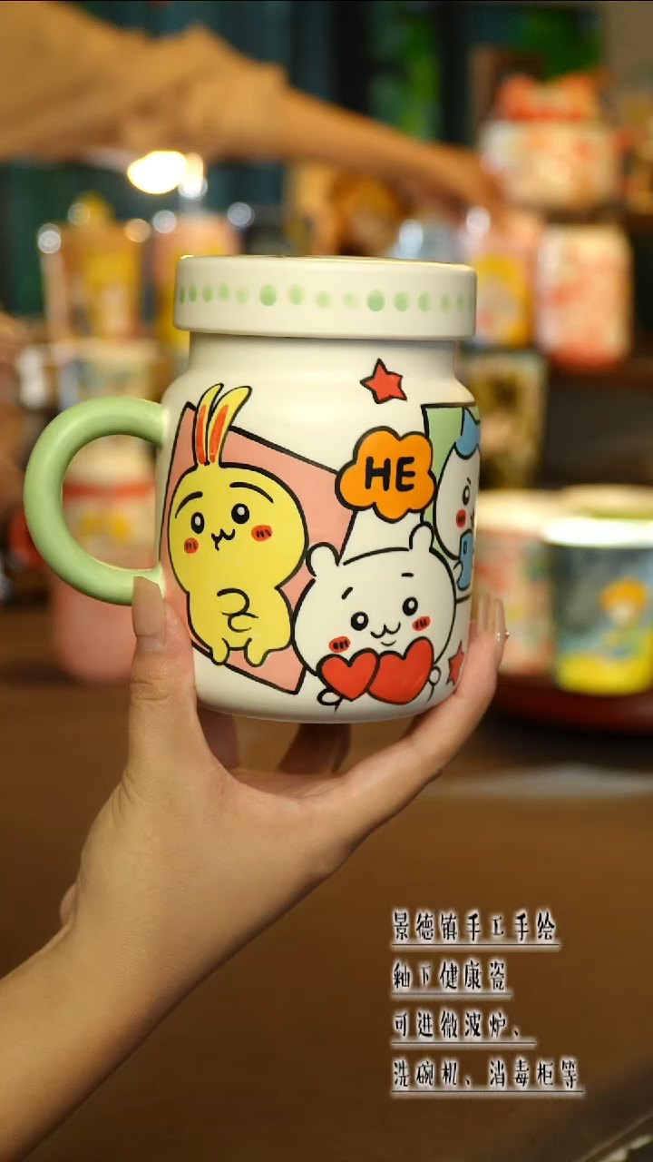 景德镇陶瓷手工手绘&L057