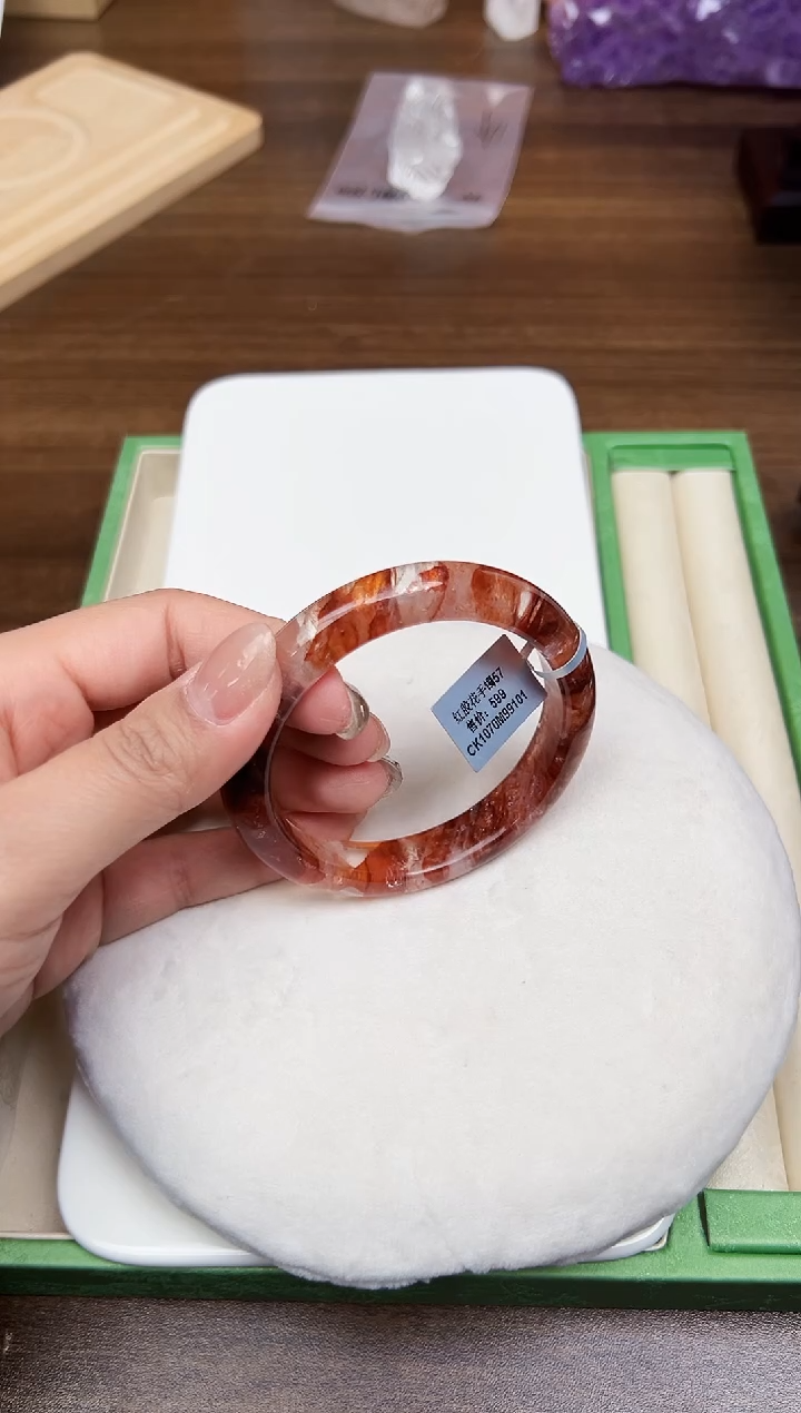 未镶嵌手镯水晶悦4186 圈口57