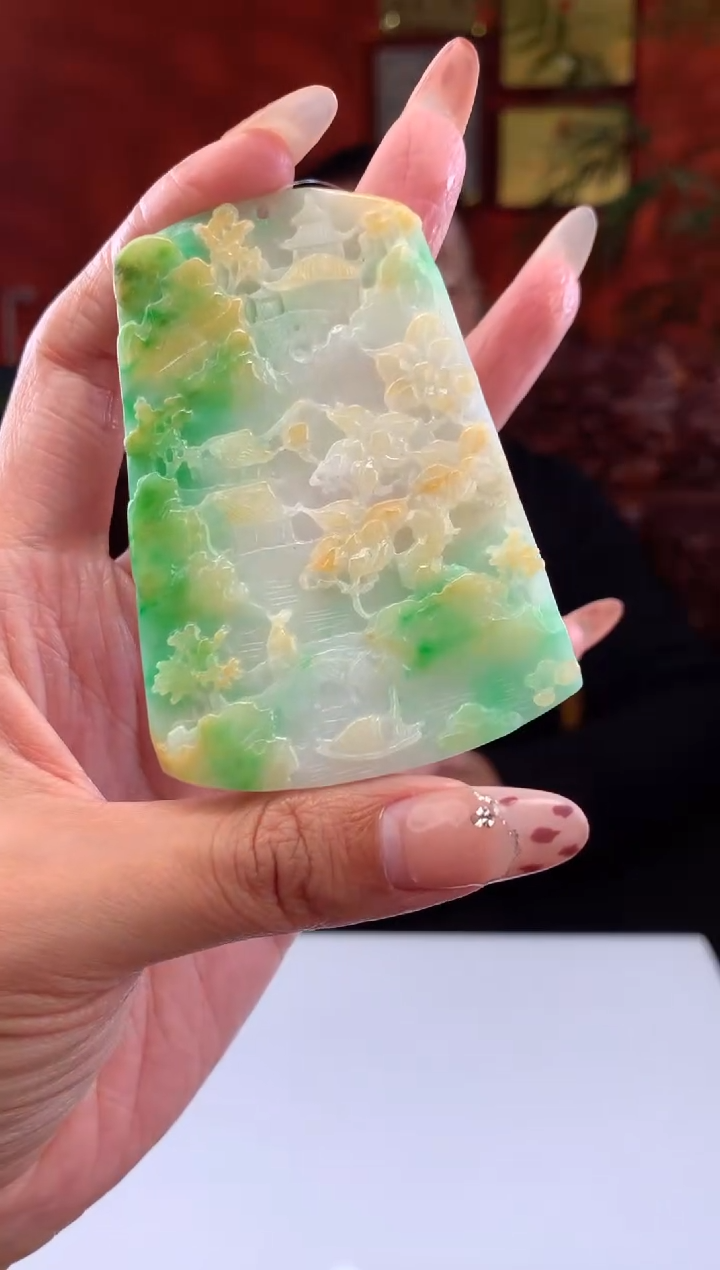 【闪购商品】定制翡翠未镶嵌挂件发货（拍一发一）