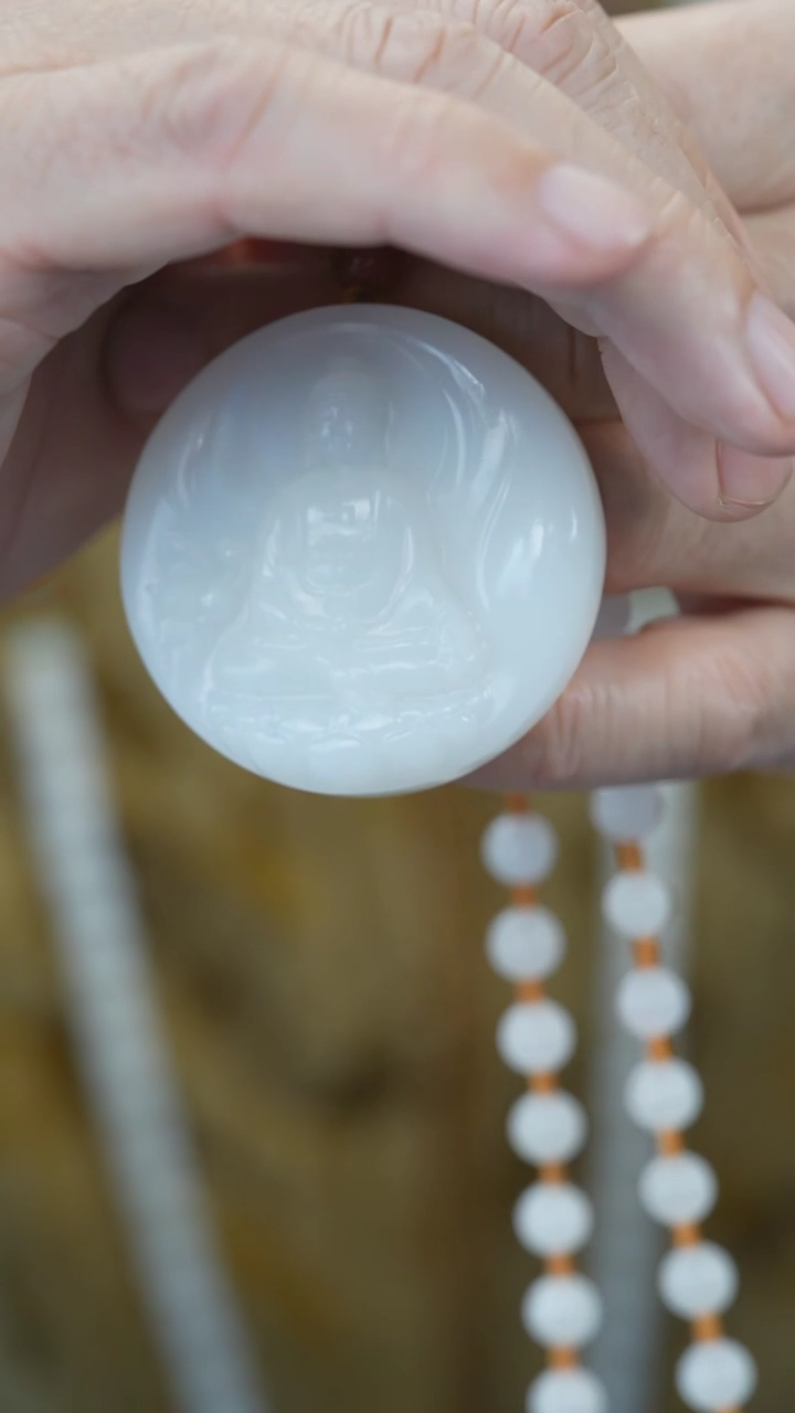 【闪购商品】和田玉吊坠未镶嵌大日如来