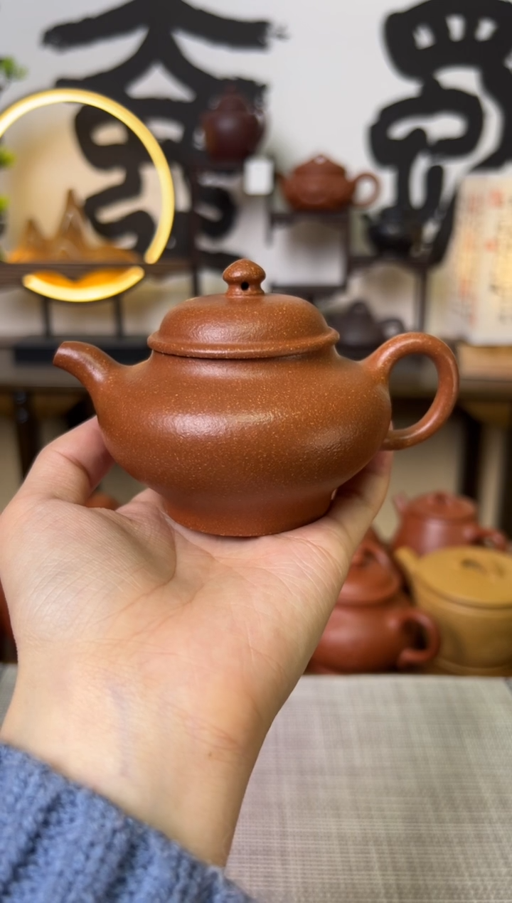 【闪购商品】段泥茶壶独壶黄降坡掇只壶130CC