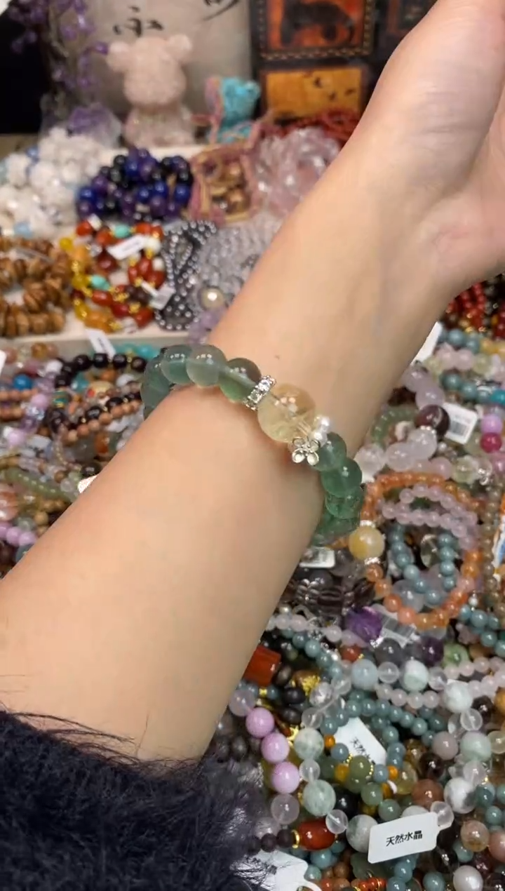 未镶嵌手链萤石106