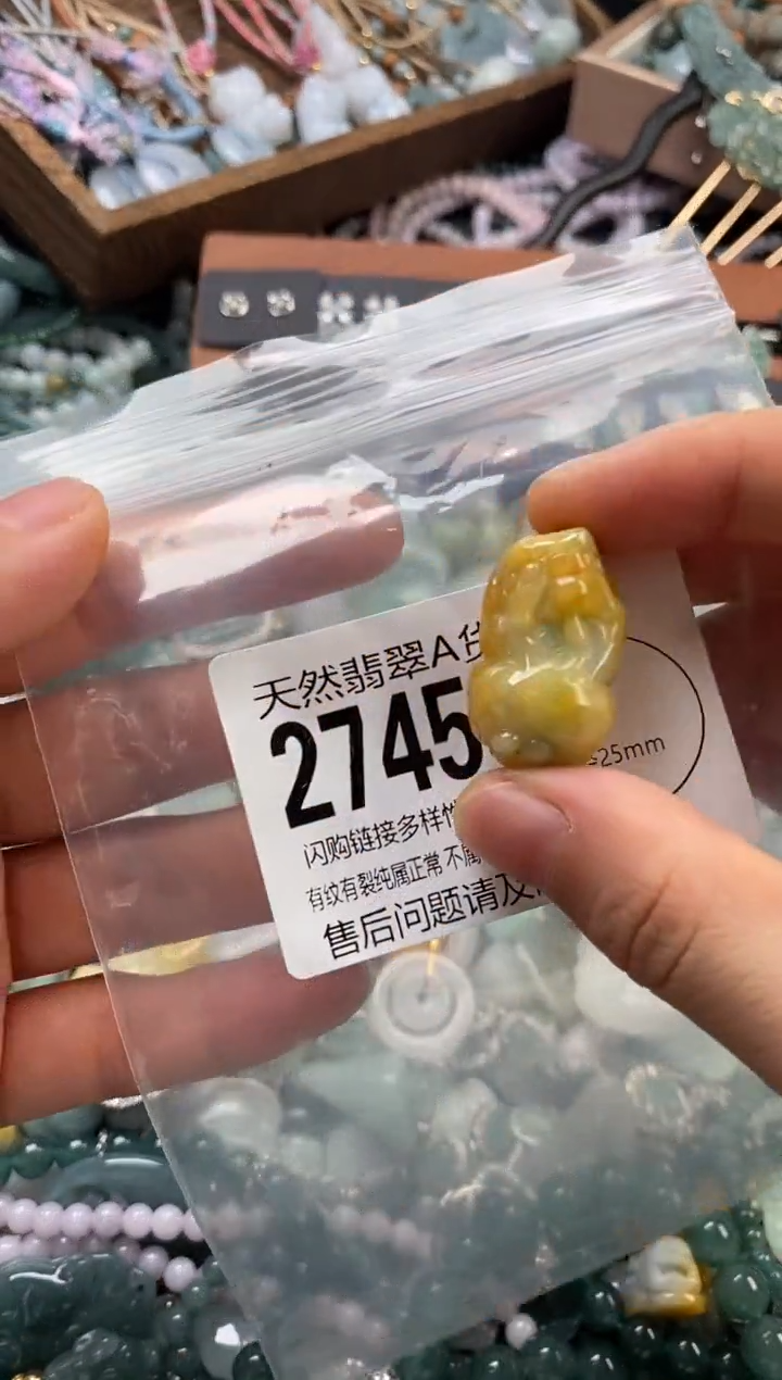 颈饰未镶嵌翡翠翡翠2745