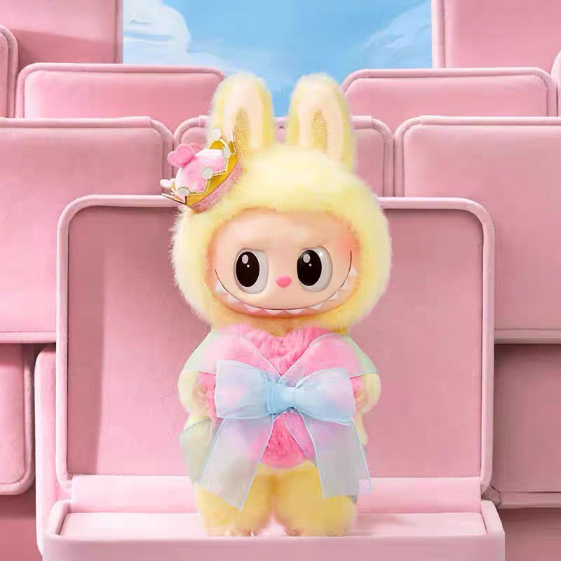 中国款Labu~象棋大冒险系列搪胶毛绒吊卡公仔