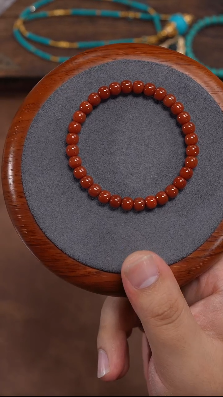 南红玛瑙手串未镶嵌南红手串