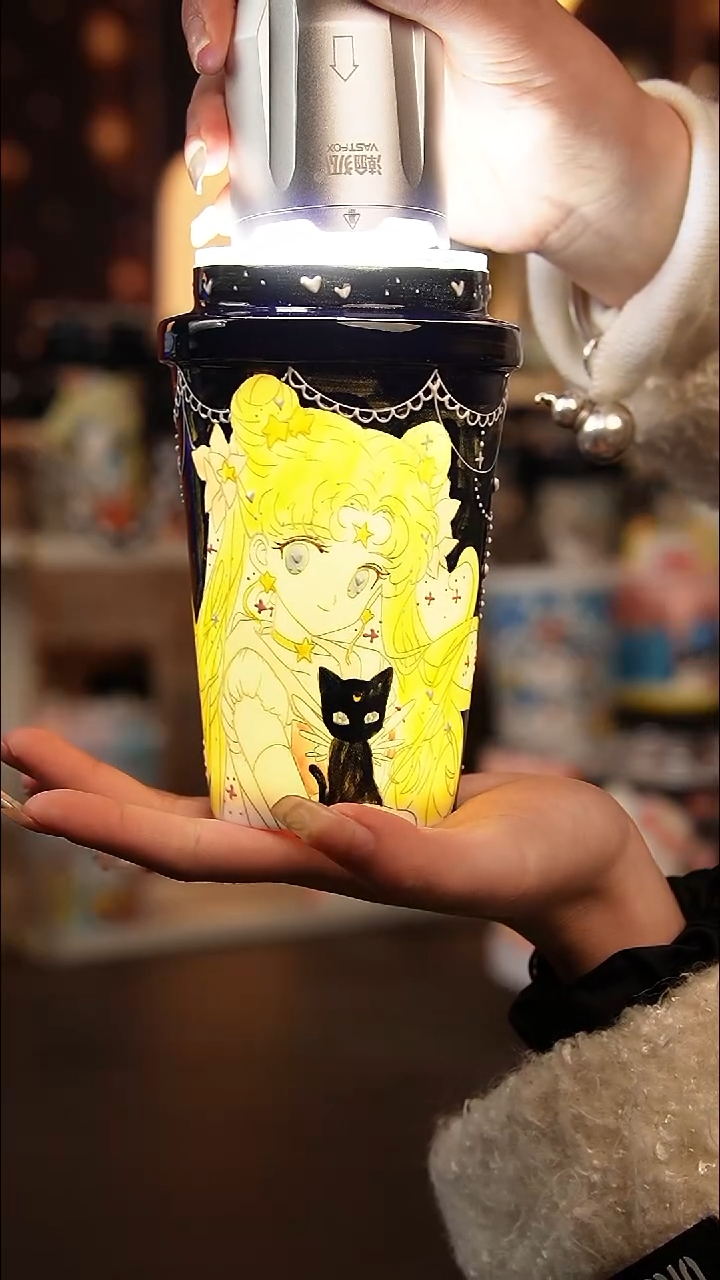 （玉泥）景德镇手工手绘文创陶瓷杯