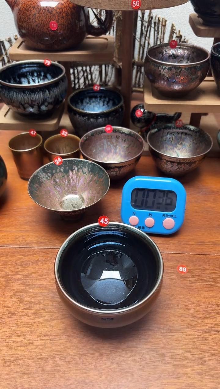 茶盏小**叔45号建盏工匠茶器