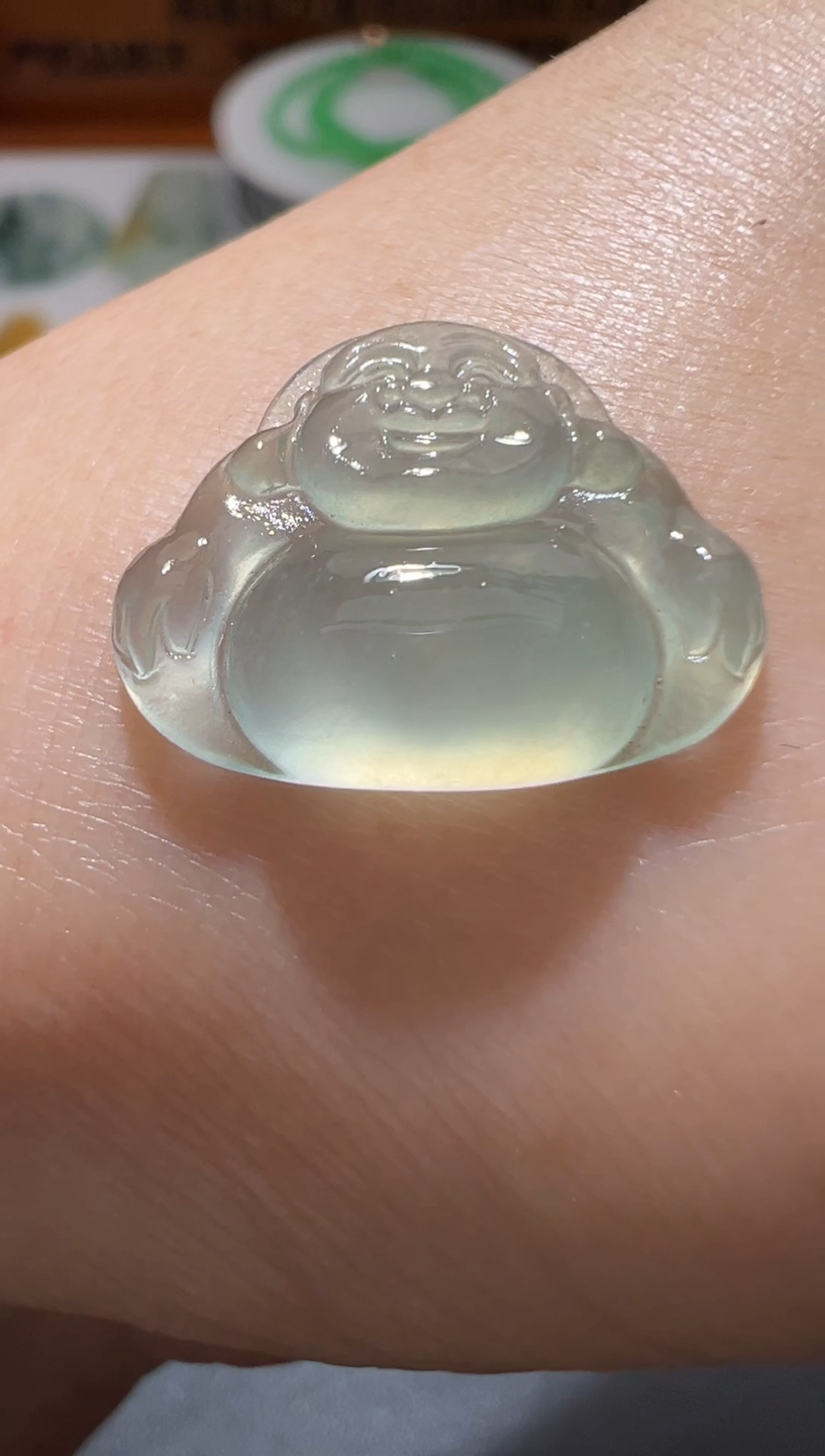 定制翡翠未镶嵌13.1*16.8*4.0佛公