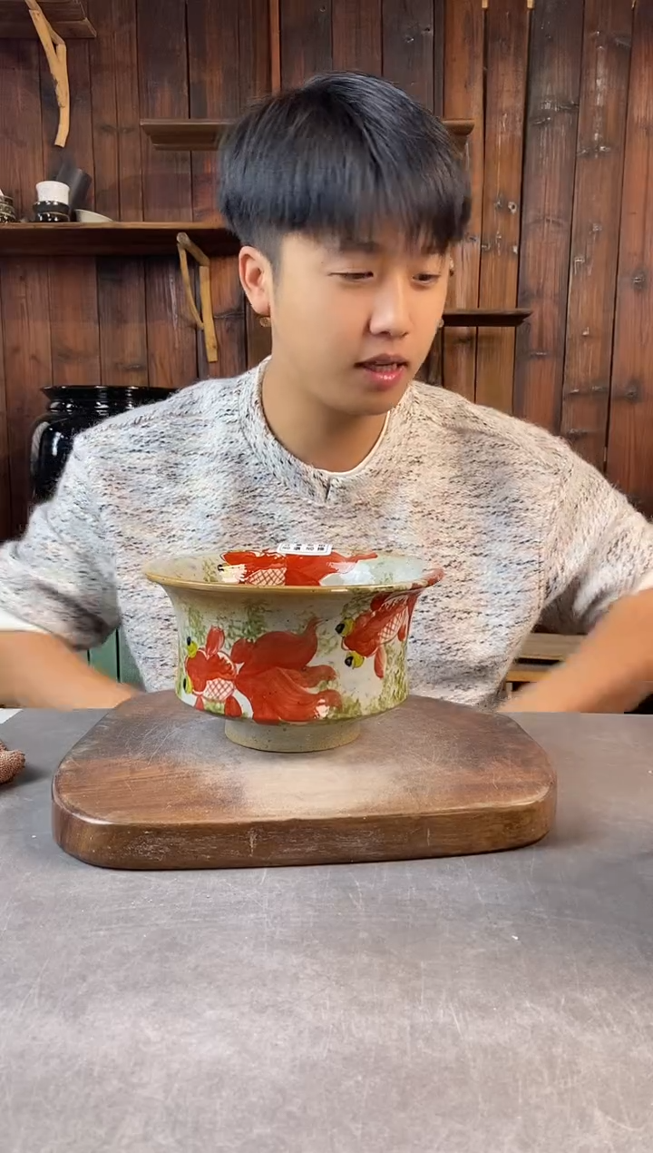 碗541瑕，手工手绘，超值陶瓷！