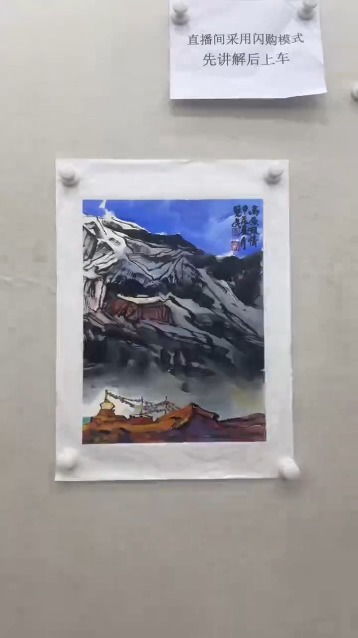 【闪购商品】国画毕晓民手绘国画