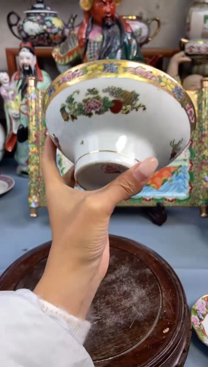 瓷片微瑕慎拍景德镇窑老厂瓷器单件