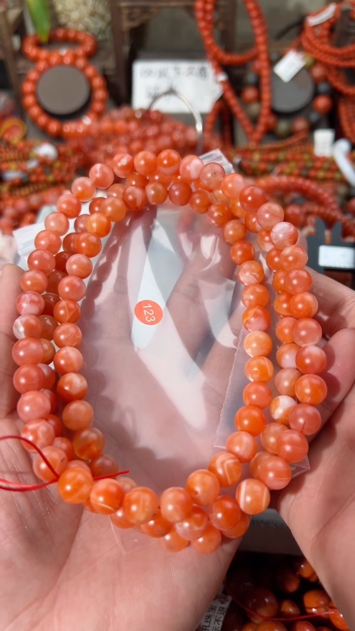 【闪购商品】南红玛瑙手串未镶嵌9