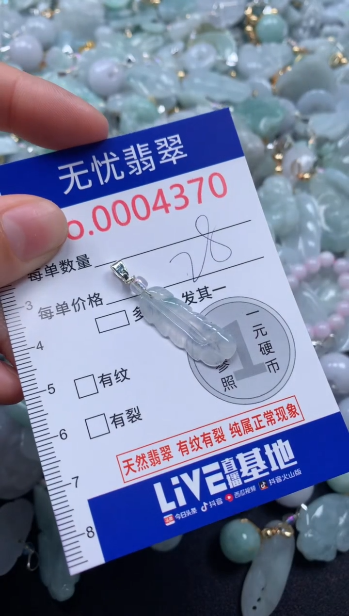 颈饰未镶嵌翡翠4370