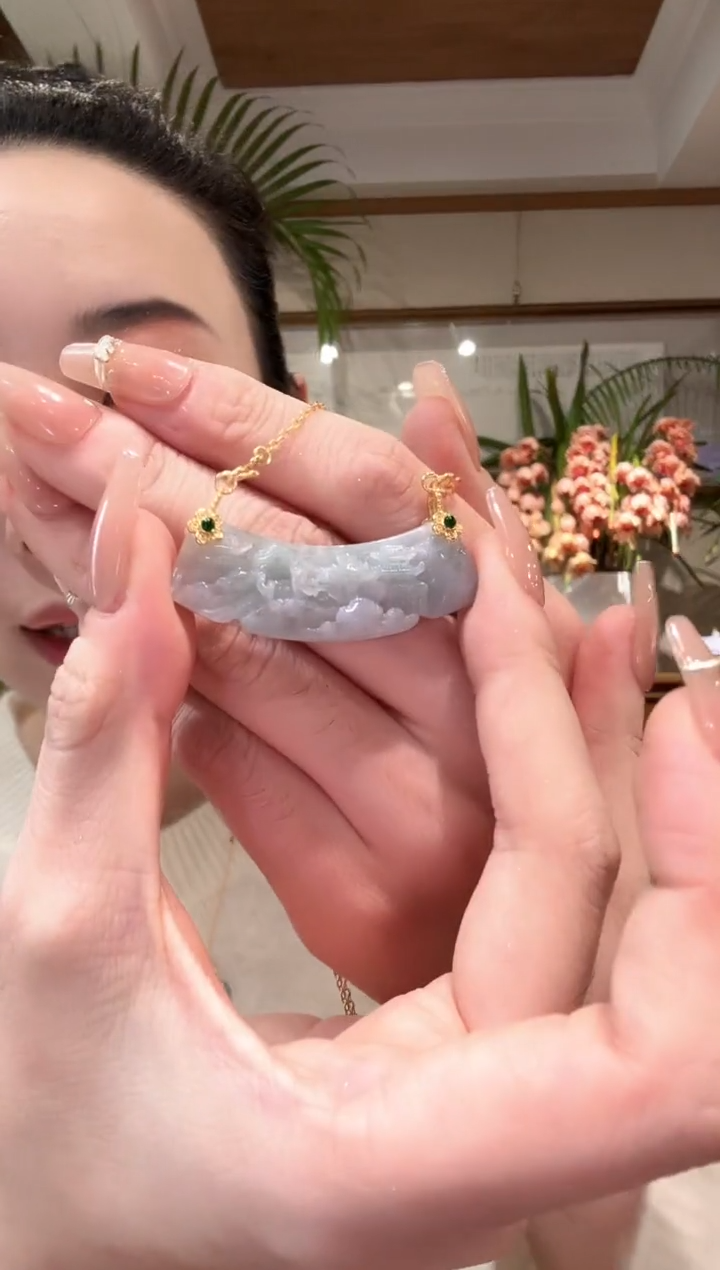 【闪购商品】翡翠颈饰未镶嵌国风