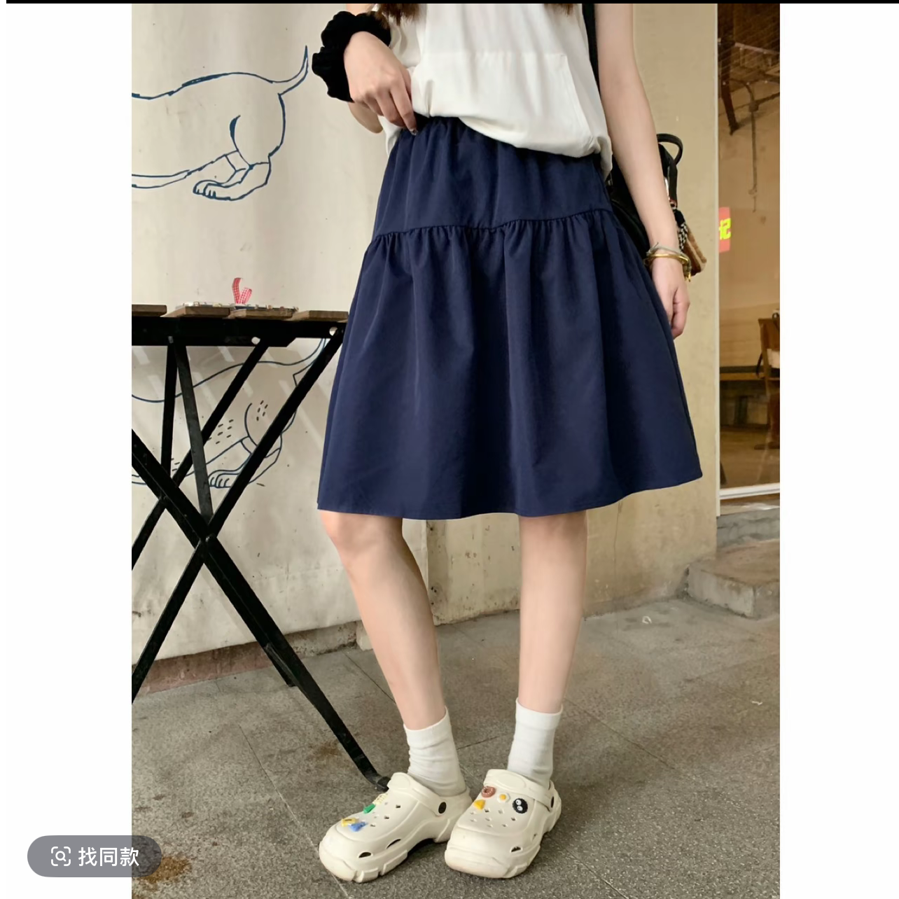 1050日系防走光短裙学院风