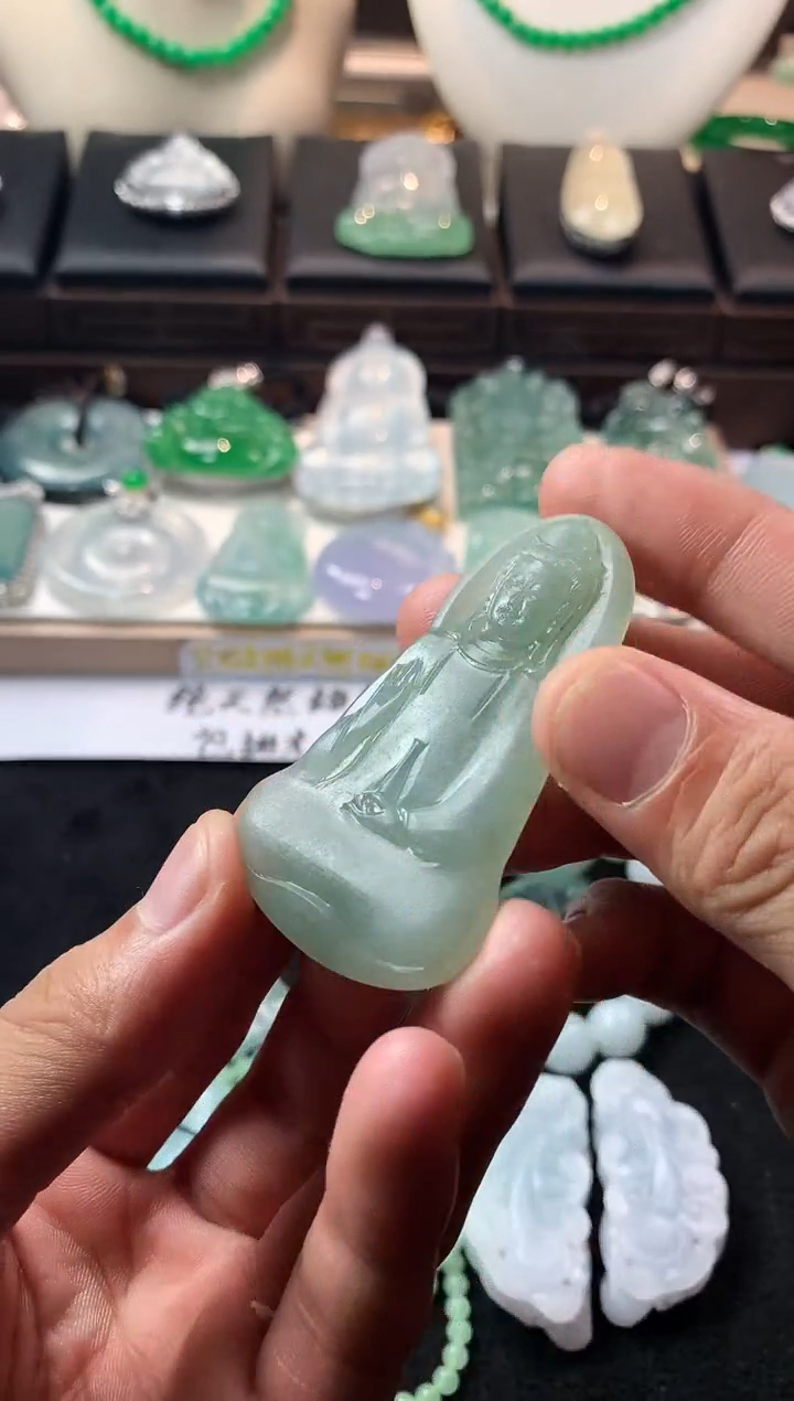 未镶嵌定制翡翠青**崖4091毛货不退不换