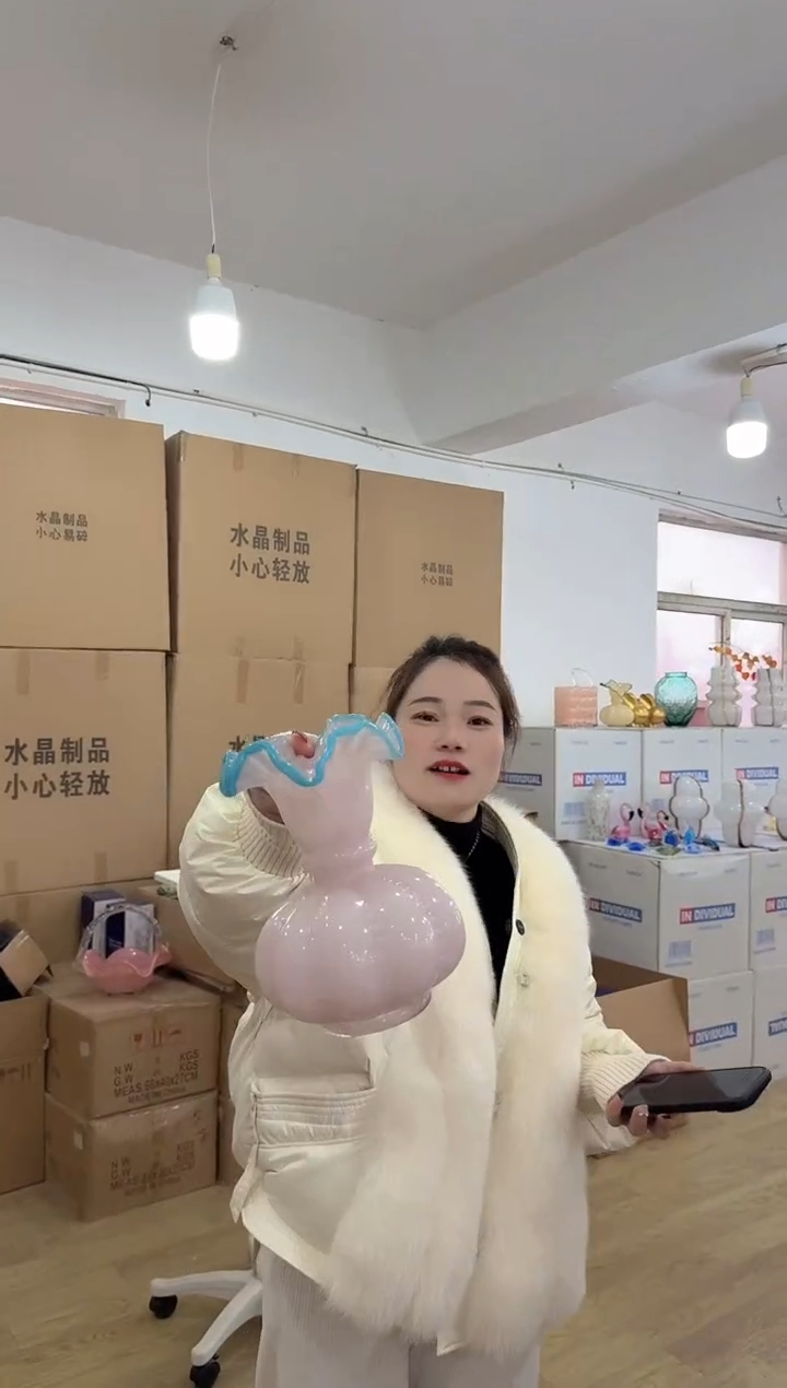 【闪购商品】无铅玻璃甄选花器-x-早3