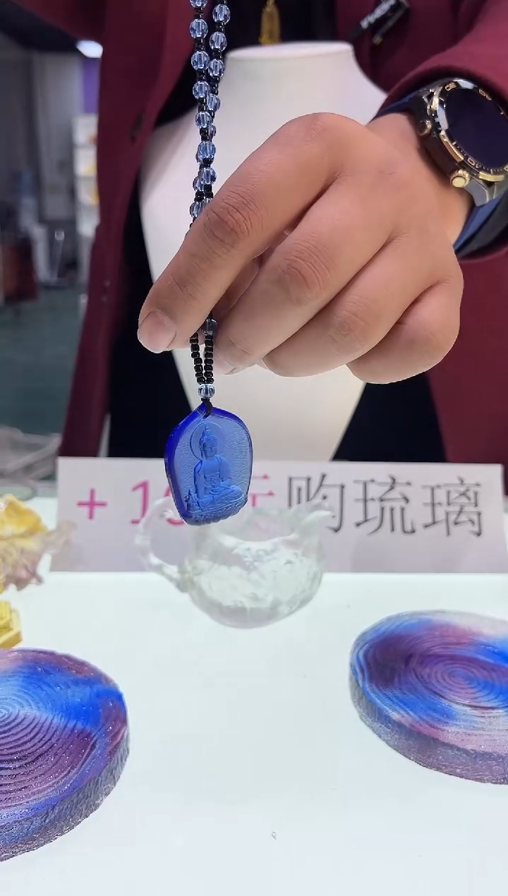 【闪购商品】泥塑古法琉璃药师佛摆件