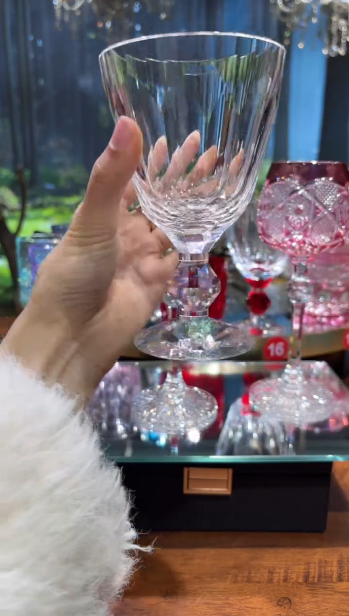 【闪购商品】直播间单只 粉色高脚杯