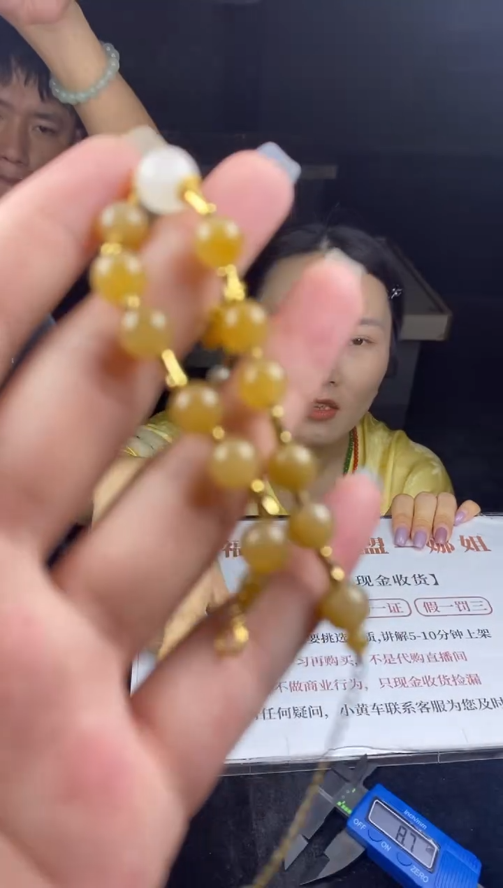 手链银S925镶嵌和田玉手链-S3362