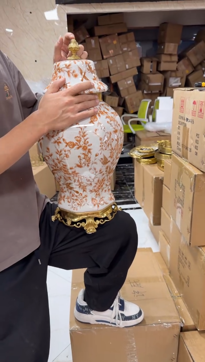 黄铜 黛姿家居装饰品摆件  