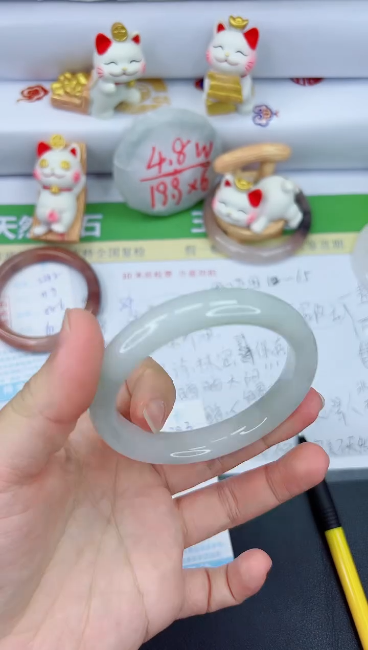 【闪购商品】石英质玉手镯未镶嵌2283-60.2