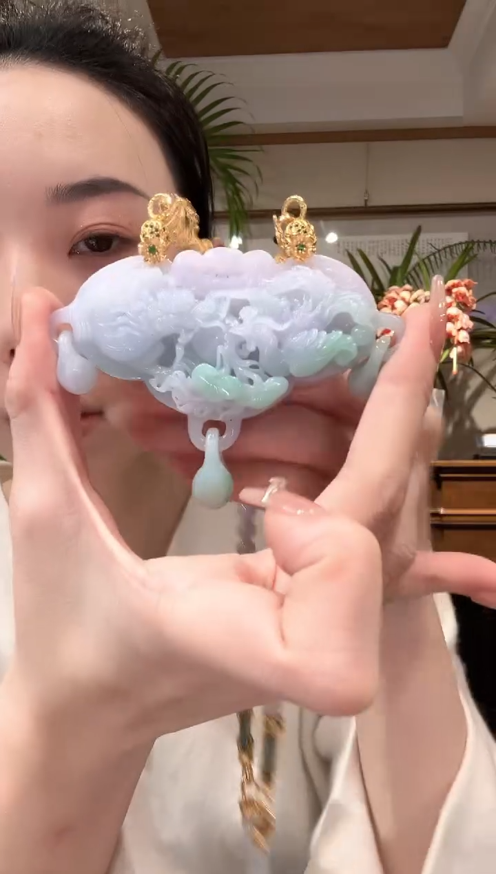 【闪购商品】翡翠颈饰未镶嵌国风