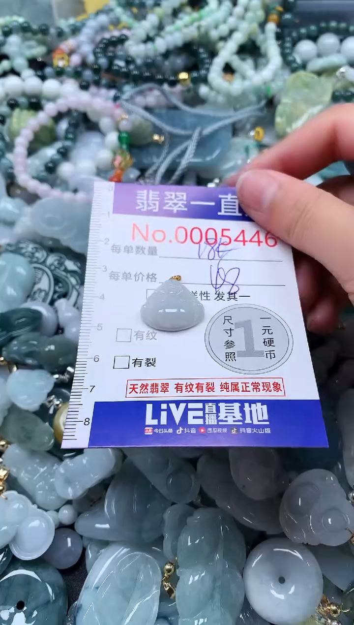 【闪购商品】翡翠吊坠(不含链)未镶嵌5446