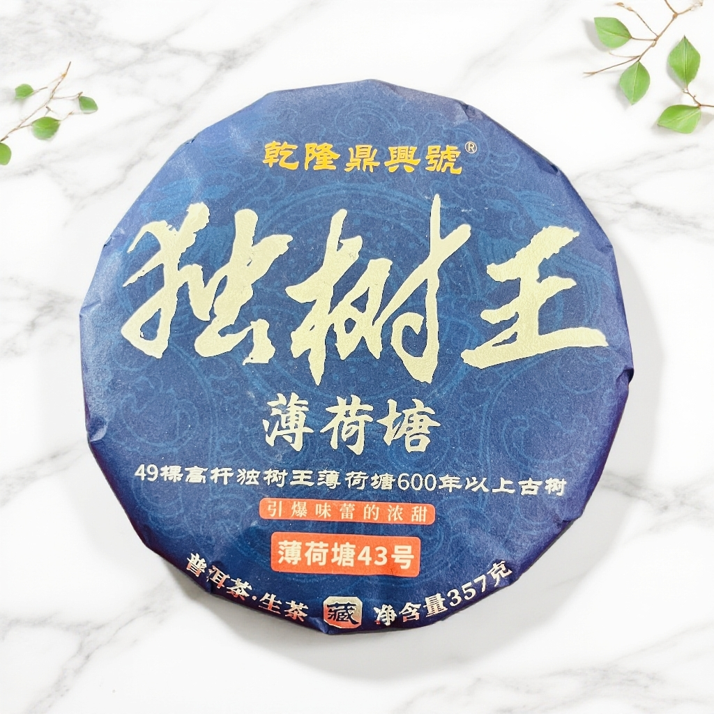 【茶姐严选】乾隆鼎兴号 独树王 薄荷塘 普洱生茶 357g