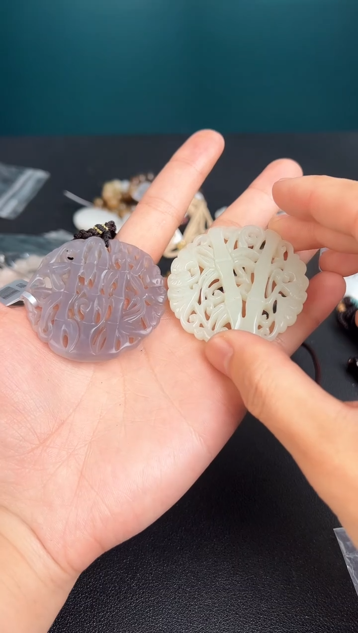 【闪购商品】和田玉挂件未镶嵌一个 多样性发1件