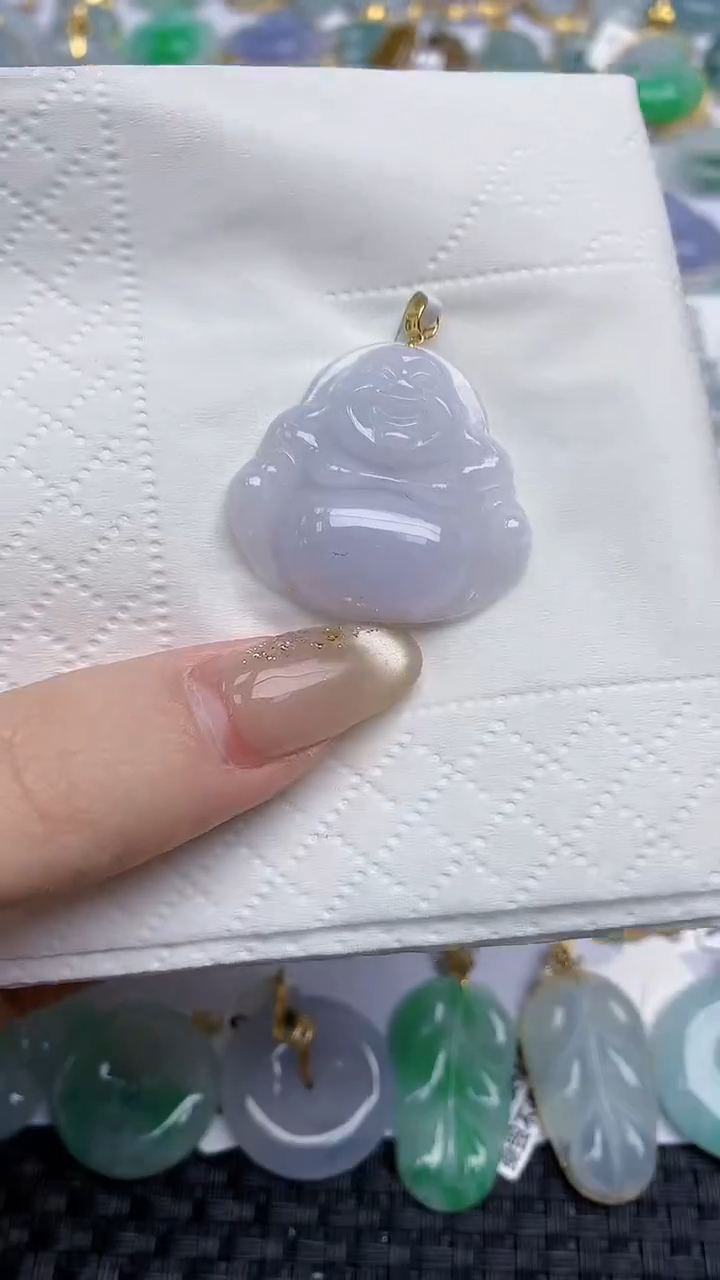 【闪购商品】翡翠颈饰未镶嵌天然A货翡翠 16