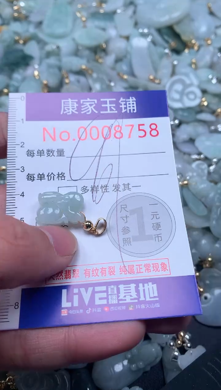 【闪购商品】翡翠吊坠(不含链)未镶嵌8758多样性发其一