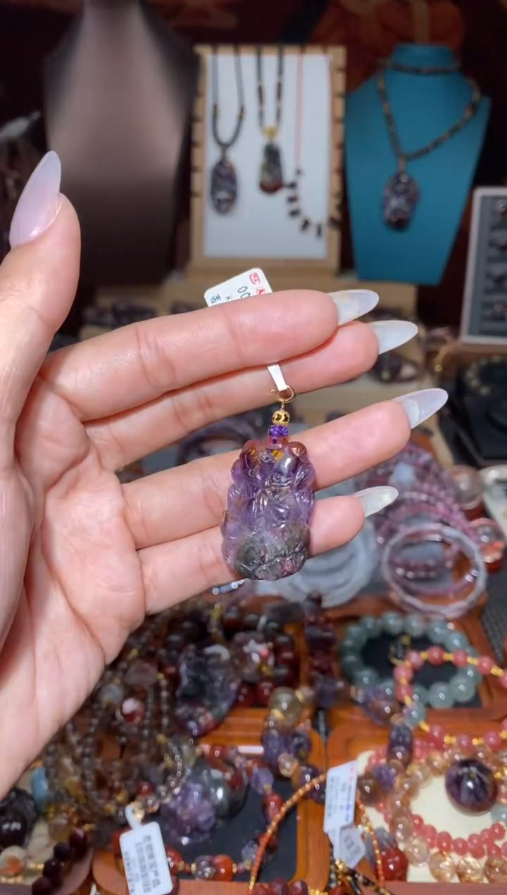 【闪购商品】水晶吊坠未镶嵌极光凤九