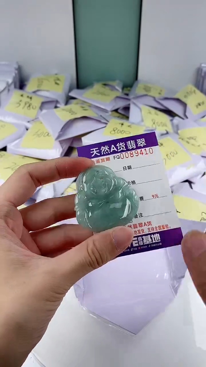 翡翠未镶嵌颈饰                