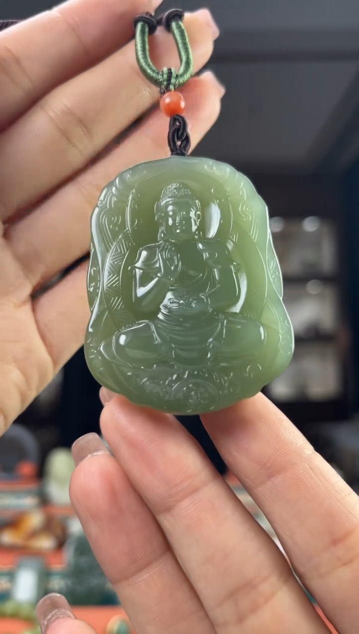 【闪购商品】和田玉颈饰未镶嵌佩佩猪 狗