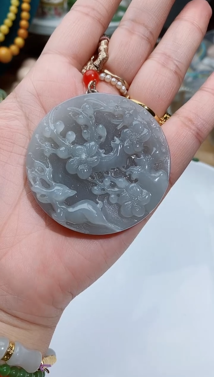 和田玉未镶嵌吊坠(不含链)璇*音A91一个350