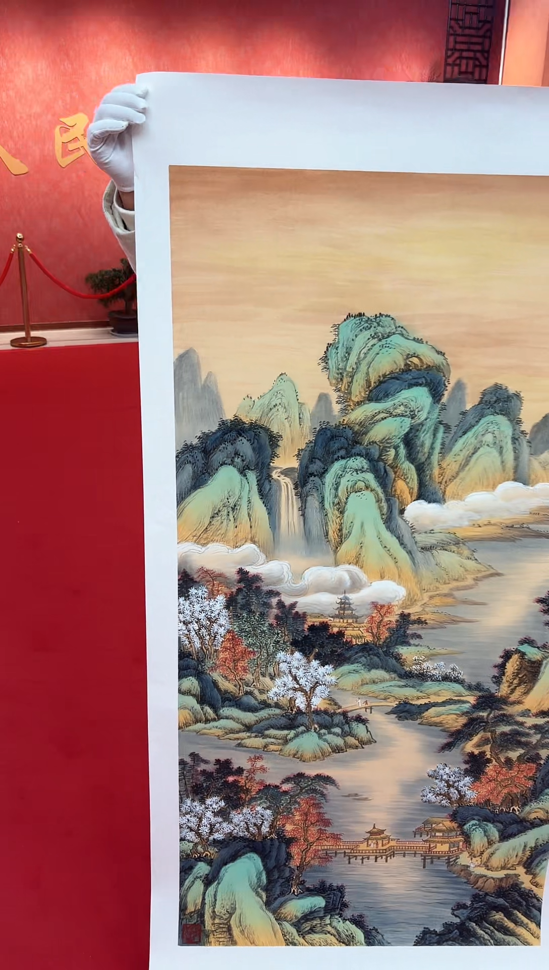 【闪购商品】国画道一老师手绘作品D36