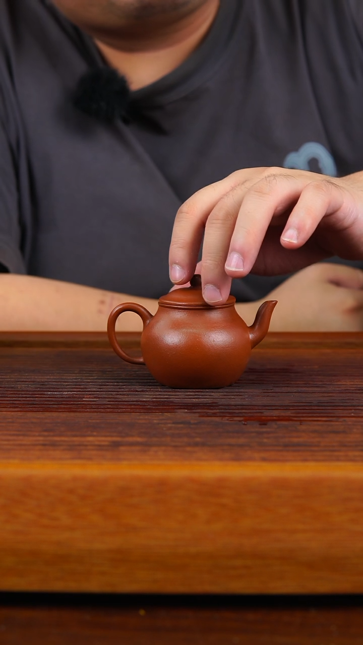 茶壶紫砂朱泥三章罐子壶100CC