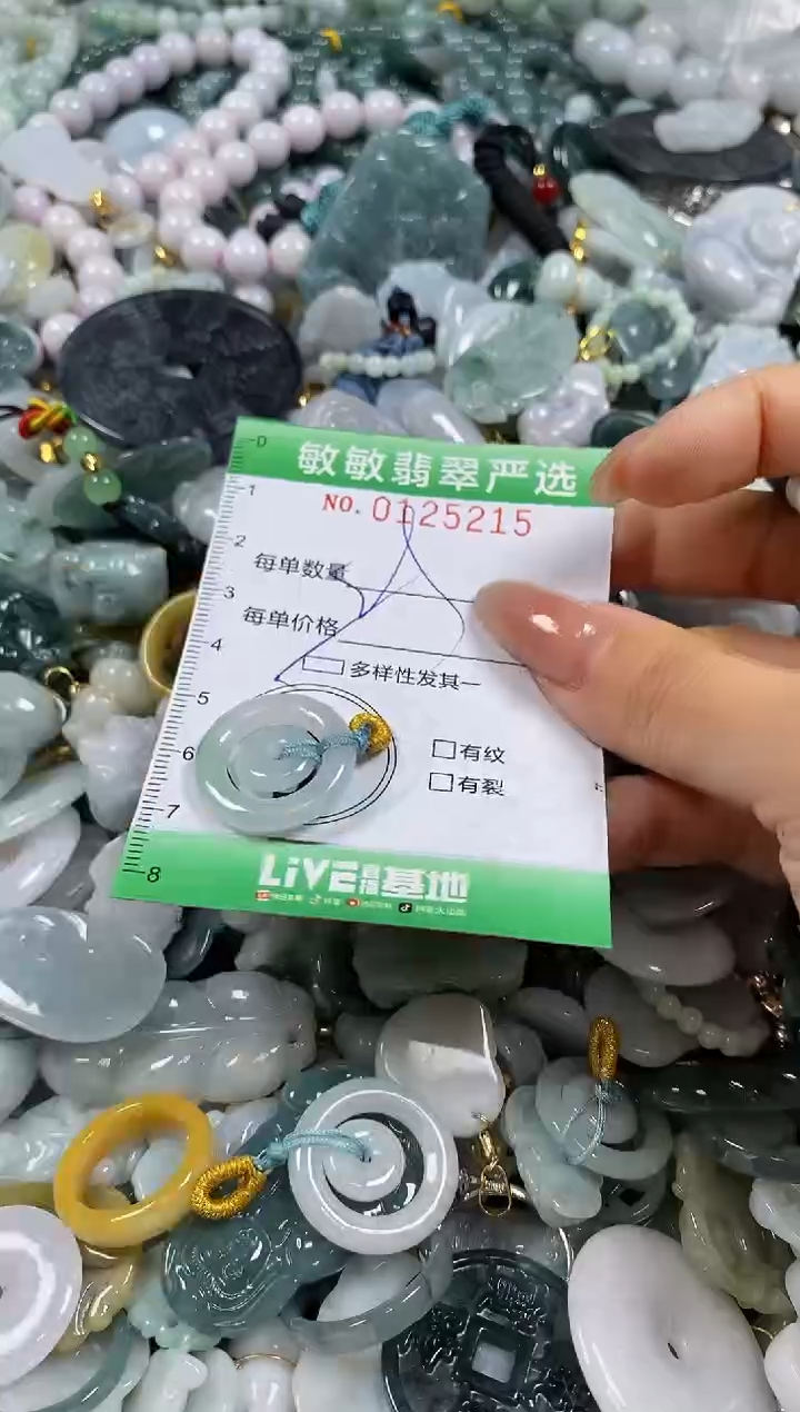 【闪购商品】翡翠颈饰未镶嵌闪购0125215多样性发其一