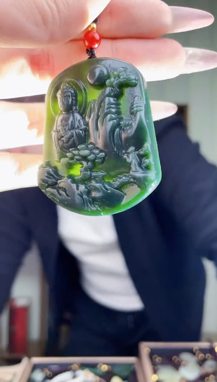 【闪购商品】和田玉挂件未镶嵌拍一发一，多样性发货！