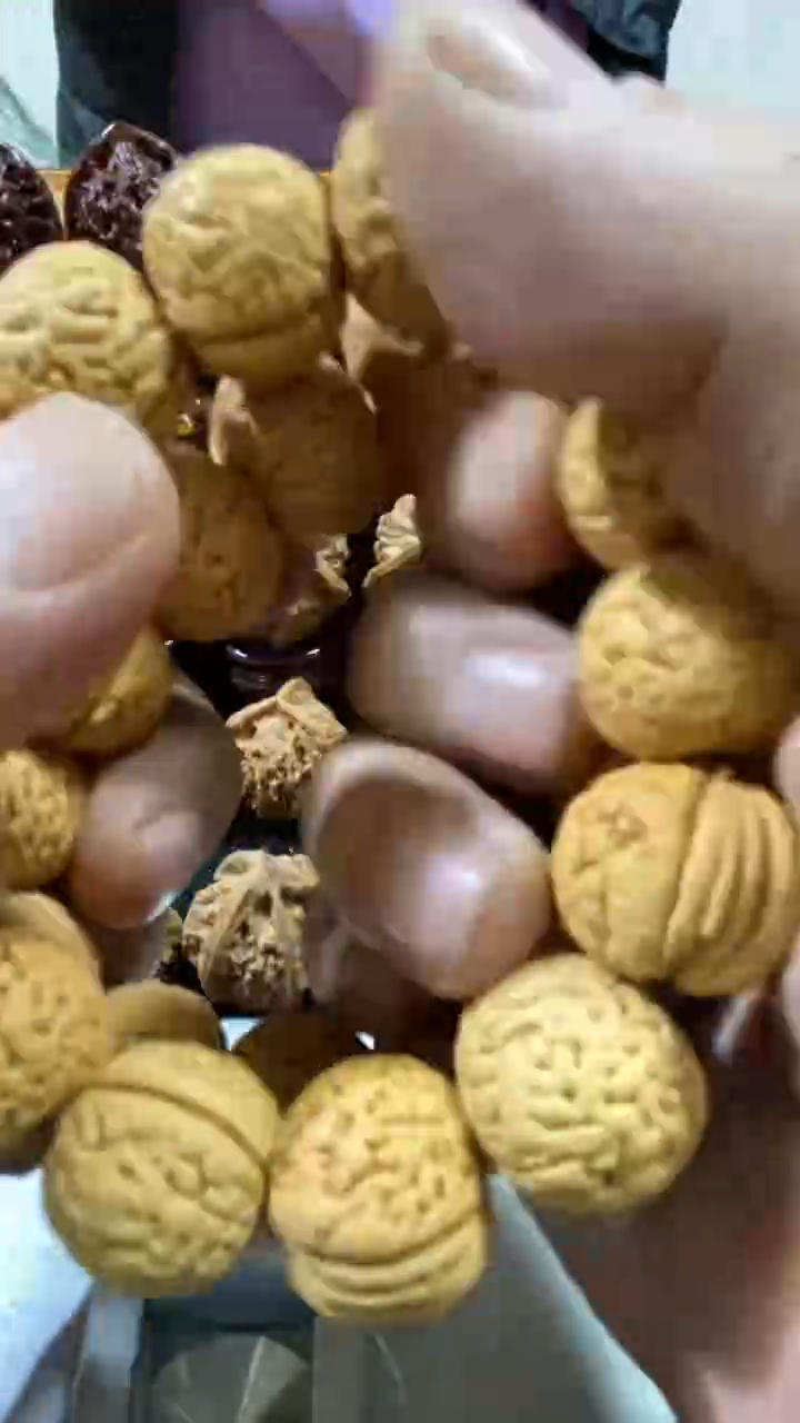 【闪购商品】文玩核桃把件磨盘桃核手持