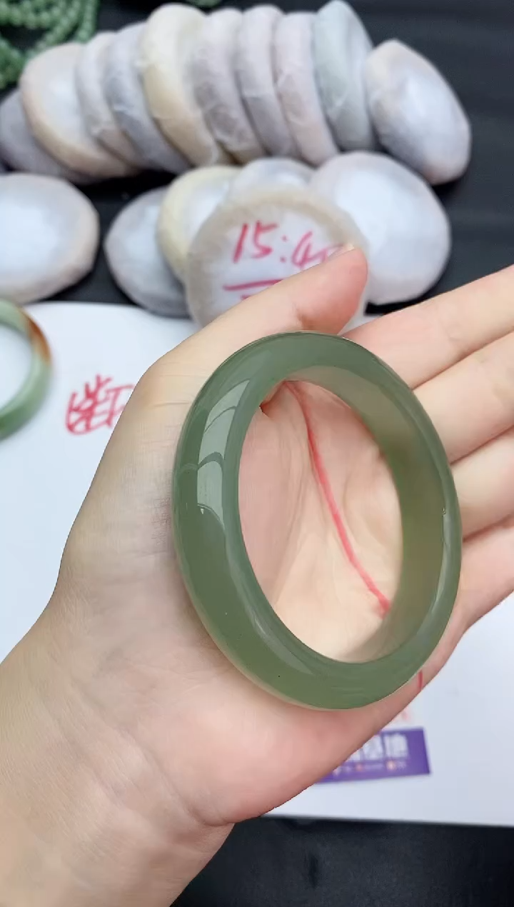 未镶嵌手镯石英质玉58+53/54