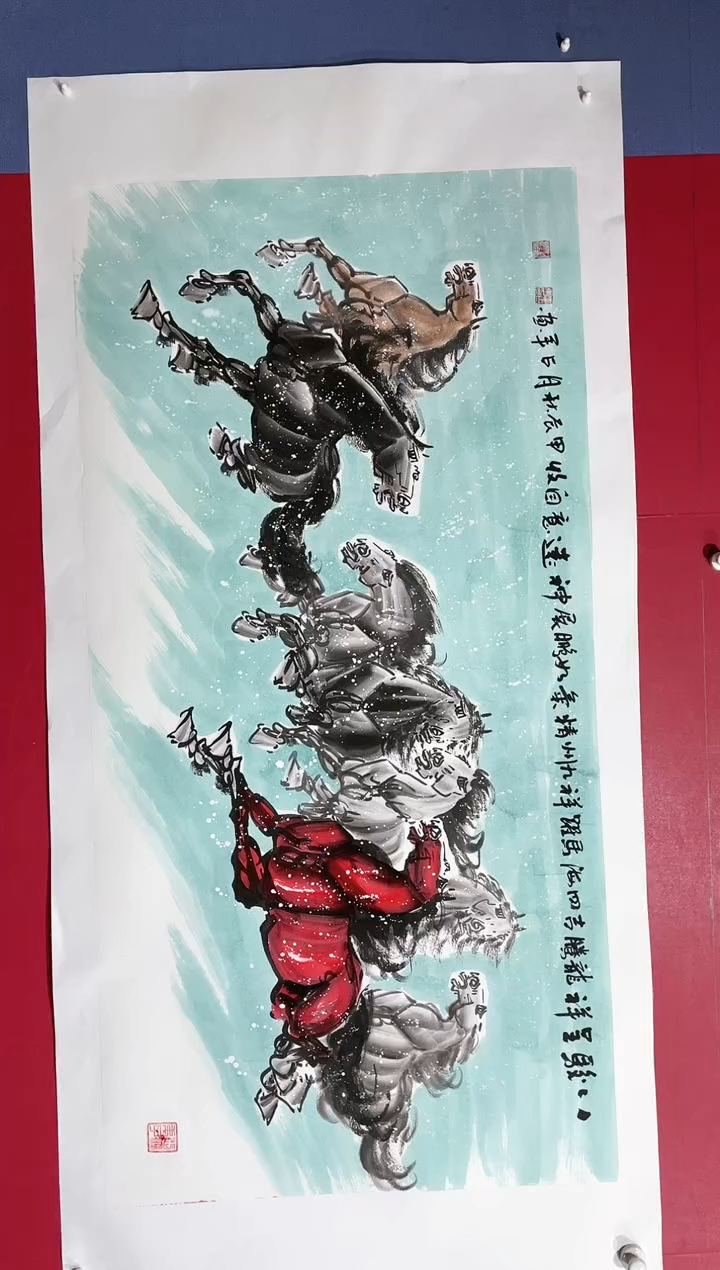 【闪购商品】绘画44李占军绘画作品137*68