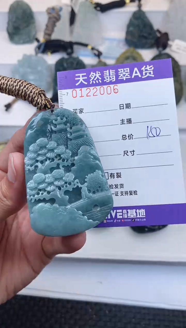 【闪购商品】翡翠颈饰未镶嵌         006