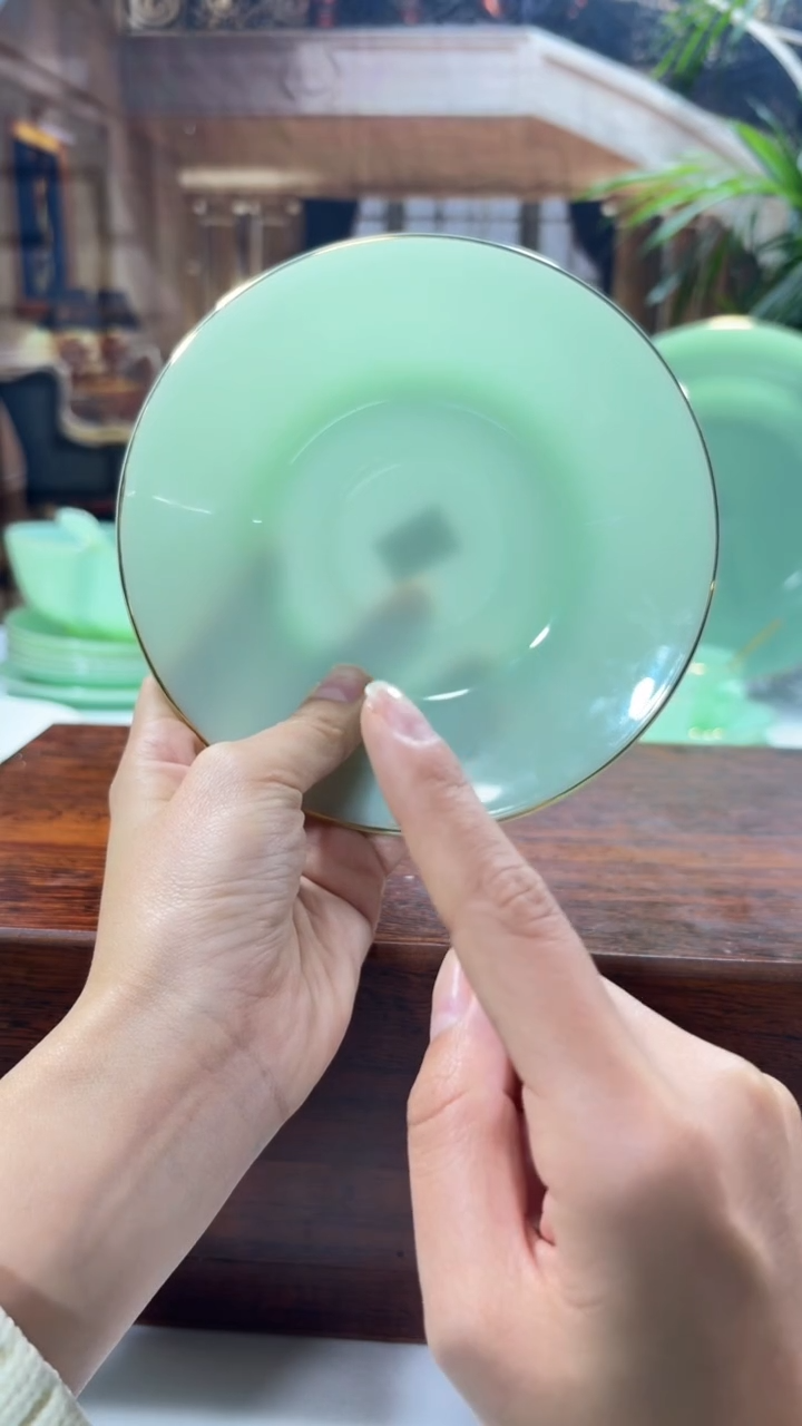 【闪购商品】....6英寸骨碟6个玉瓷   【贝美】