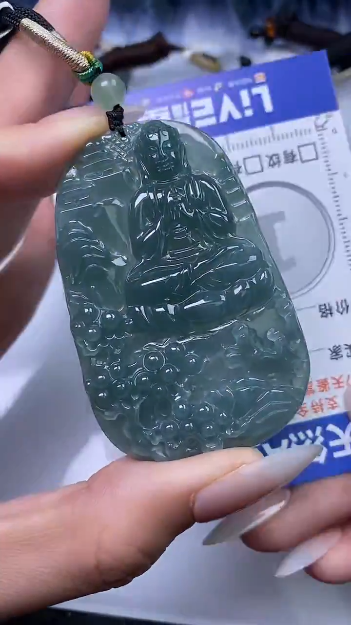 【闪购商品】翡翠颈饰未镶嵌A货翡翠1897