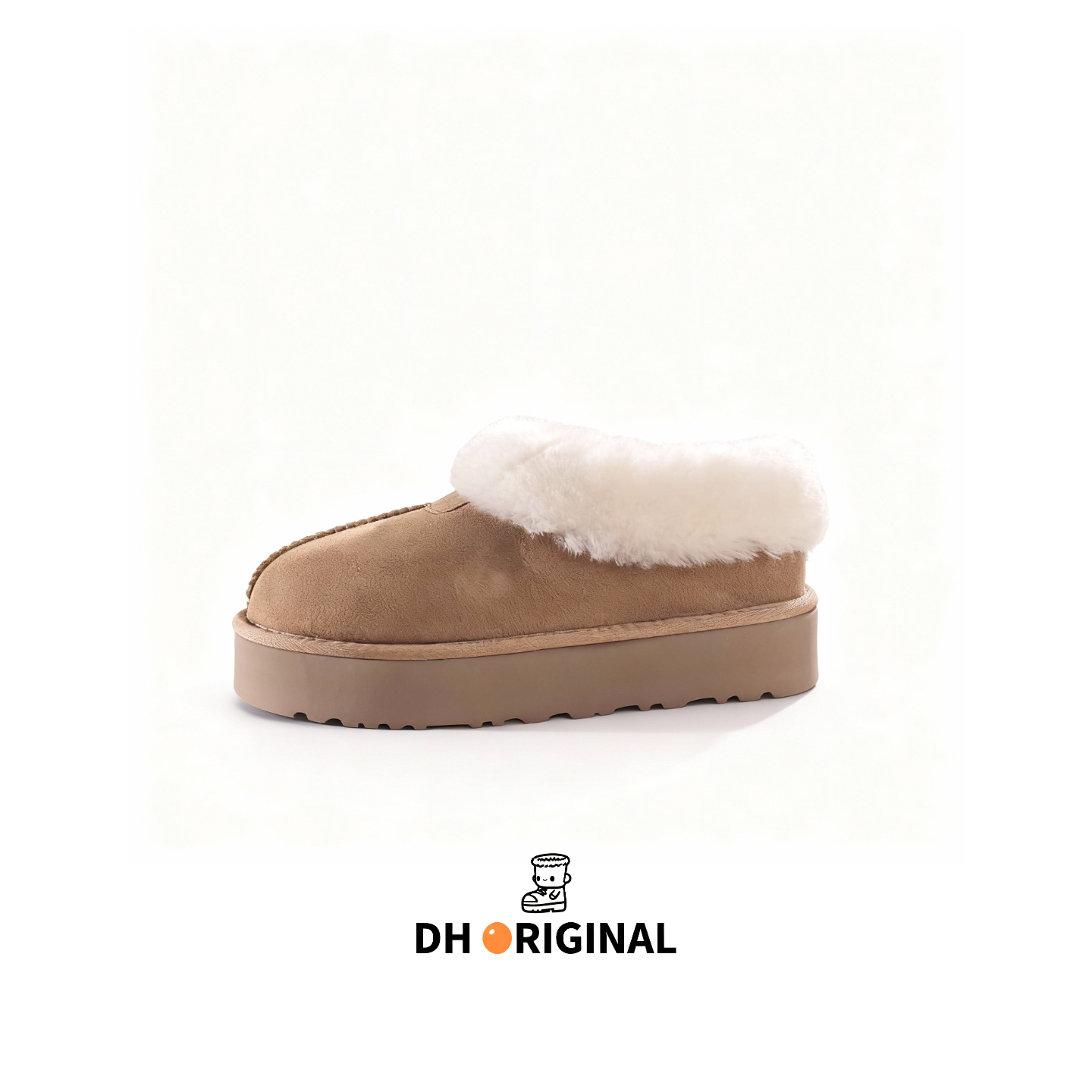 【DH桑坡源头工厂】厚底塔茨特皮毛一体雪地靴