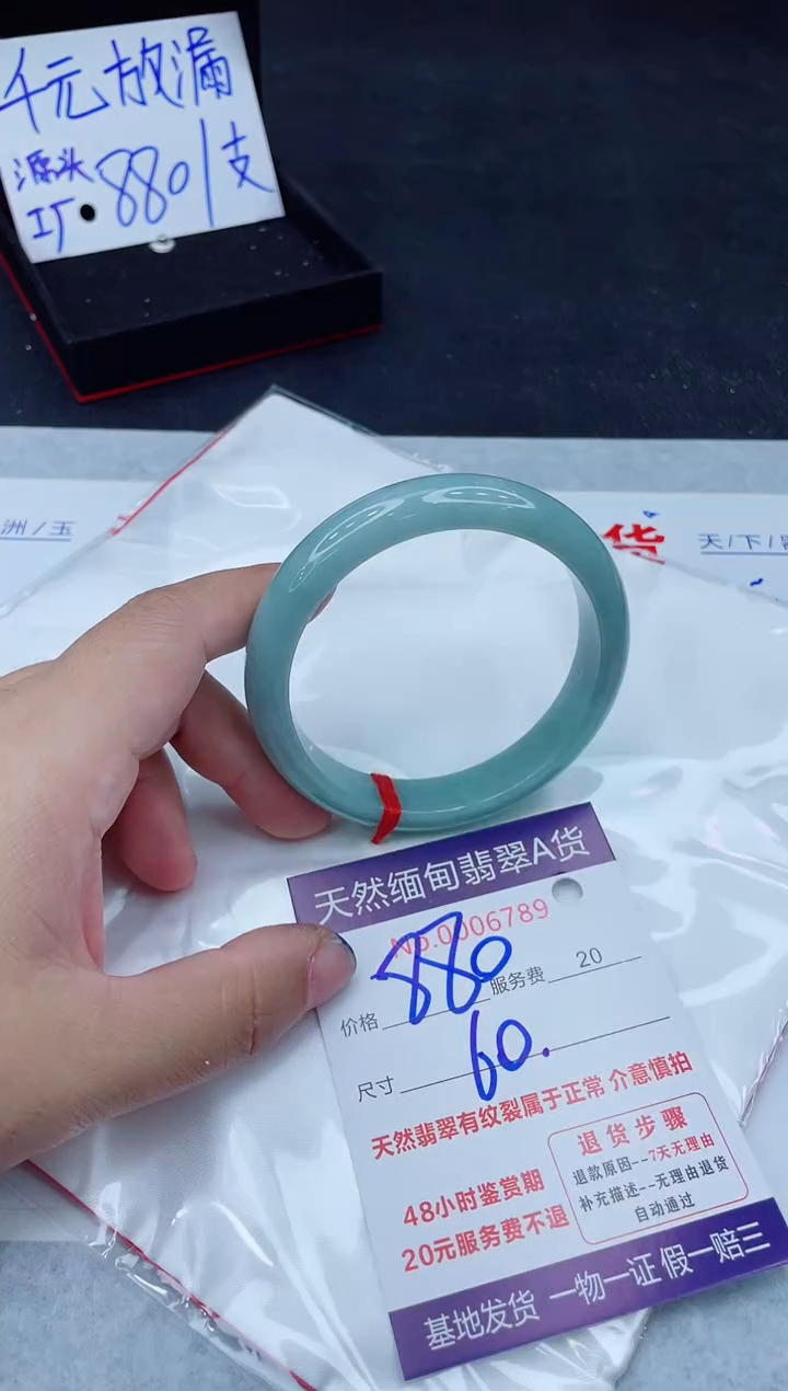 未镶嵌手镯翡翠880.0000