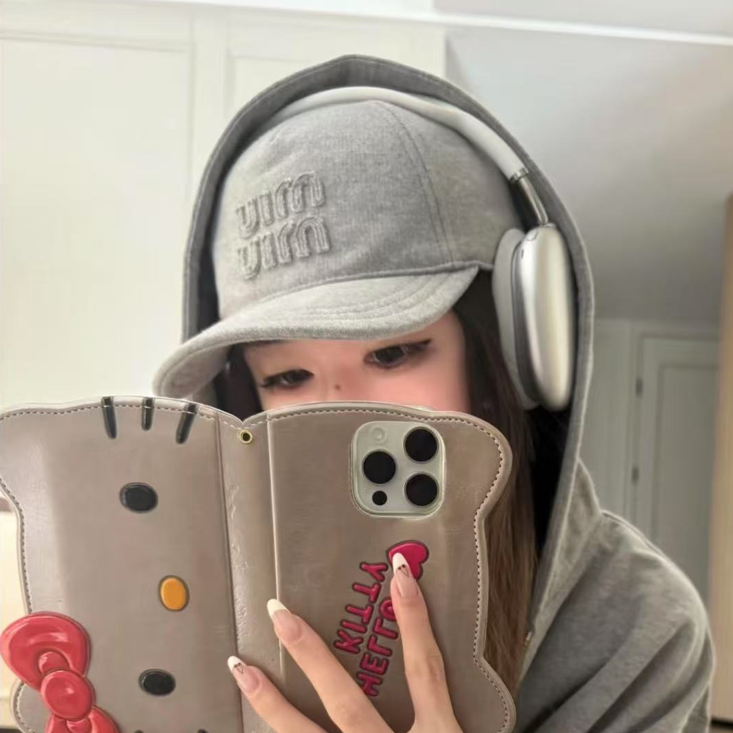 未使用 MIU MIU/缪缪 刺绣logo鸭舌帽